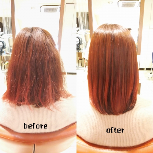 髪質改善メニューで美髪☆