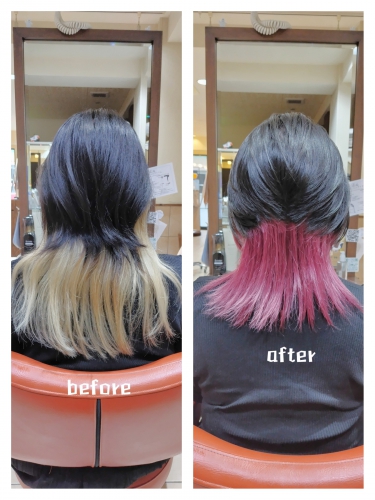 インナーカラーでイメチェンしませんか？