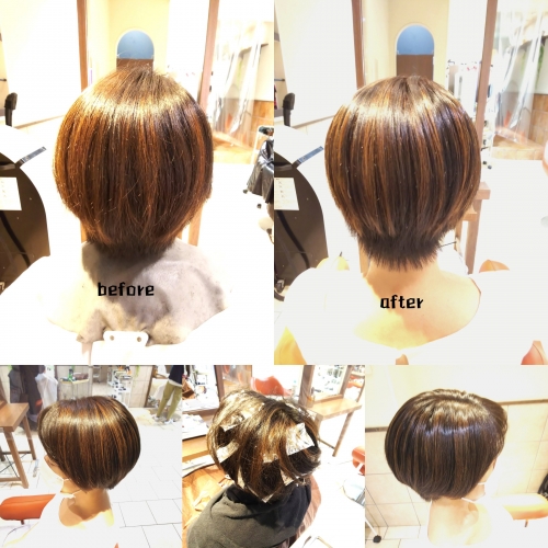 デザインカラーハイライトでオシャレ髪に☆