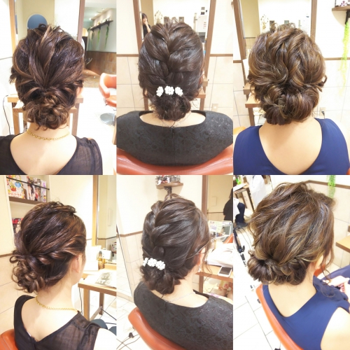 結婚式にオススメなまとめ髪ヘアアレンジ☆