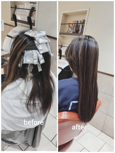 白髪ぼかしハイライトでイメチェンしませんか？