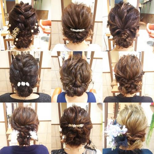 結婚式にオススメなまとめ髪ヘアアレンジ☆