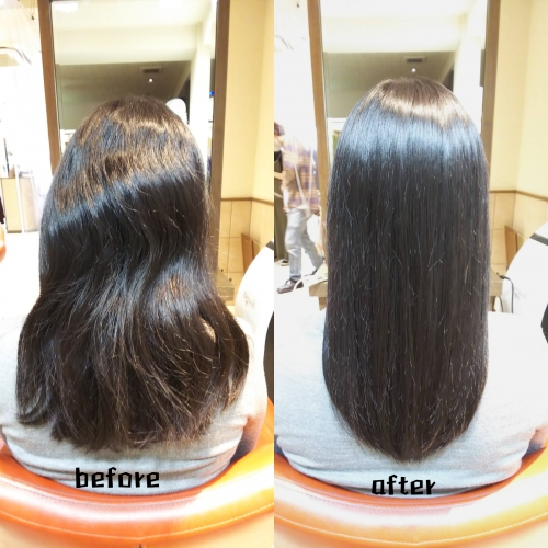 髪質改善酸熱とラメラメトリートメント☆