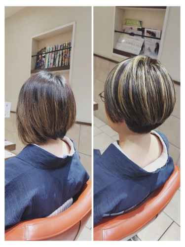 白髪ぼかしハイライトでイメチェンしませんか？