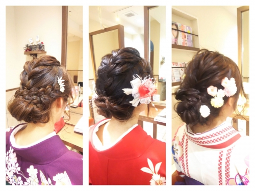 卒業式、袴着付け、ヘアセットご予約受付中