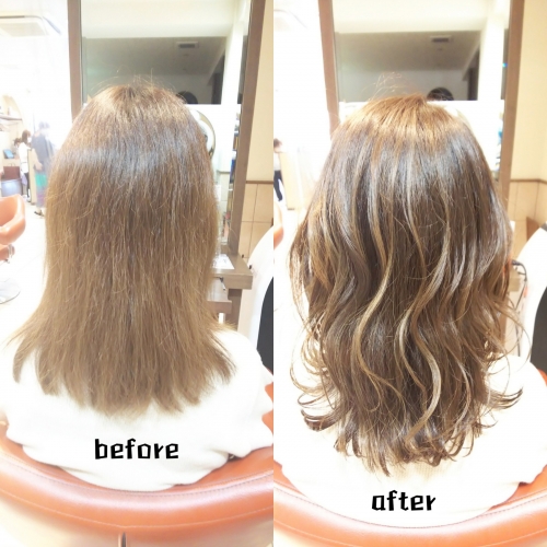 ハイライトとモノトーングレージュ☆