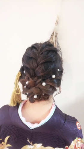 卒業式 ヘアセット 袴着付け ご予約受付中☆
