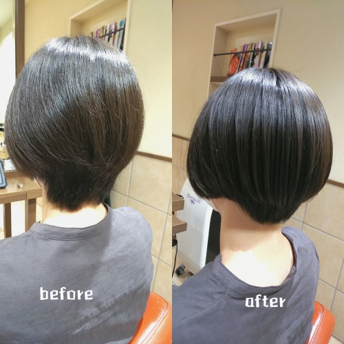 髪質改善酸熱トリートメントと超音波ハホニコトリートメントでサラサラ髪に☆