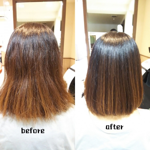 髪質改善酸熱とラメラメトリートメントで美髪☆