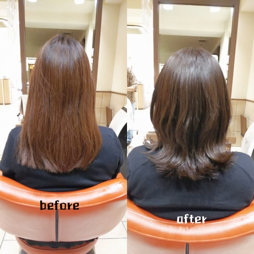 外はねミディアムスタイル☆