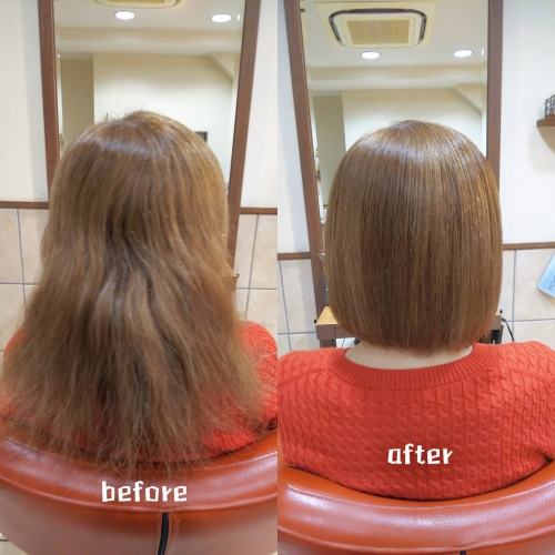エイジング毛も美髪酸性縮毛矯正でキレイな髪にしませんか☆