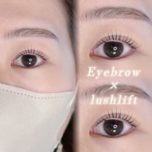 アイブロウ×ラッシュリフト