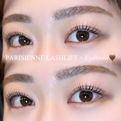 パリジェンヌラッシュリフト×美眉スタイリング