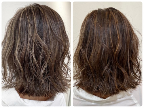 ボブ×ハイライト