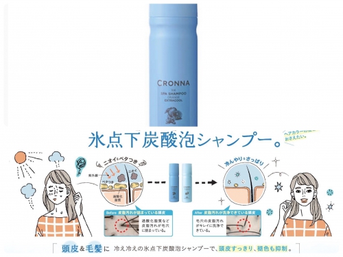 暑い夏にオススメ◎氷点下炭酸シャンプー