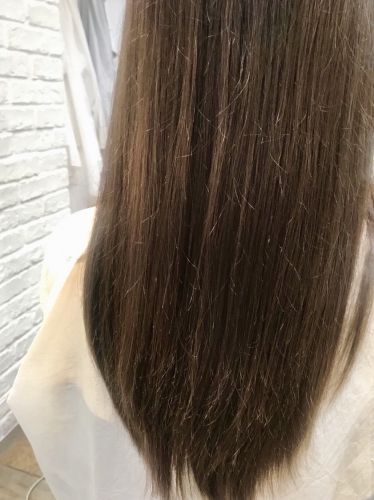 艶感！アッシュベージュ☆高田馬場 美容室 酸熱 髪質改善トリートメント